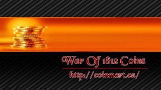 War Of 1812 Coins