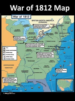 War of 1812 Map
 