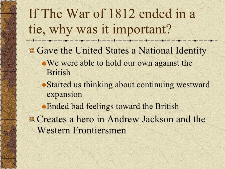 what is the significance of 1812