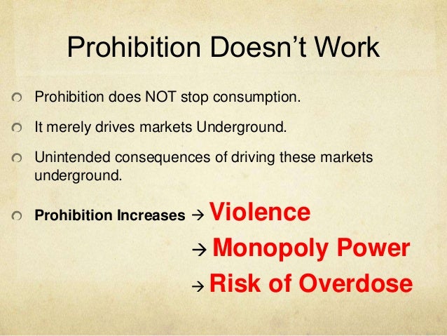 Prohibition drug war