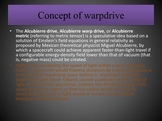 Warp Drive Reference Mexican Warp Drive