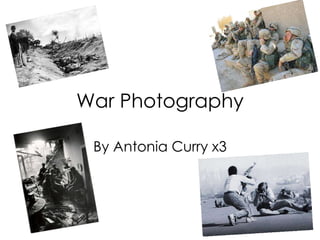 War Photography By Antonia Curry x3 