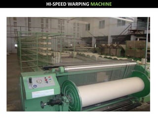 HI-SPEED WARPING MACHINE 
 