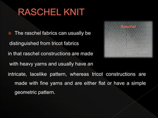 Warp knitting | PPTX