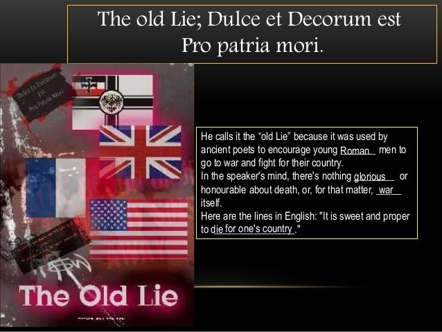 english essay on dulce et decorum est Gcse and a-level poetry:everything you need to know about dulce et decorum est by wilfred owen - duration: 5:55 the english teacher 2,451 views. english essay on dulce et decorum est Gcse and a-level poetry:everything you need to know about dulce et decorum est by wilfred owen - duration: 5:55 the english teacher 2,451 views.