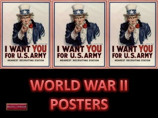 WORLD WAR II POSTERS 