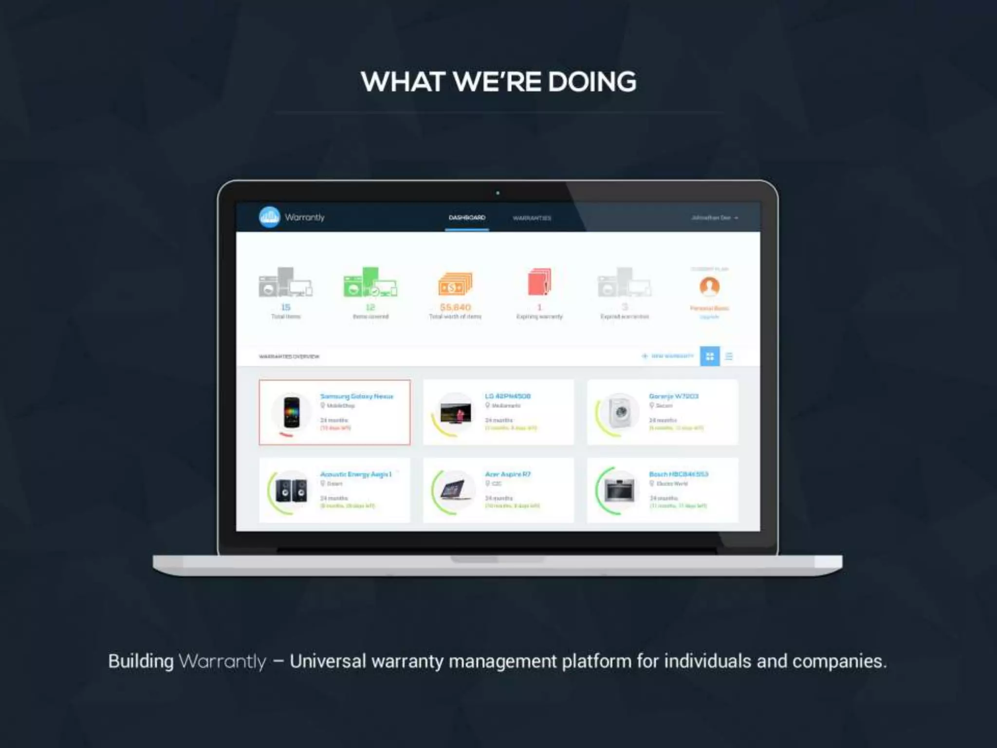 Warrantly - Cloud Warranty Management Platform