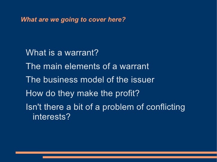 Warrants