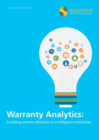 process analytics technology
Warranty Analytics:
Enabling smarter decisions in intelligent enterprises
 