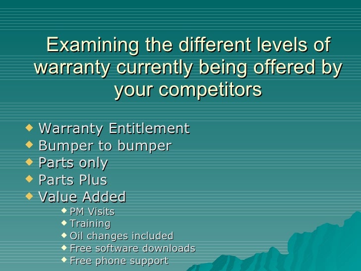 Warranty Presentation At Interlog June 2009