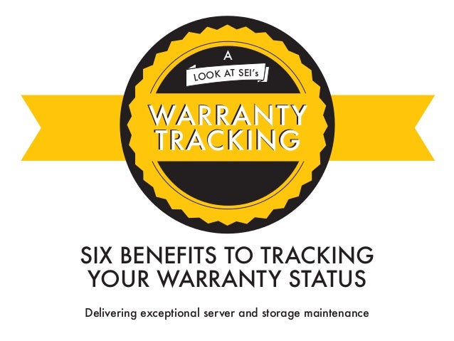 warranty tracking slide share