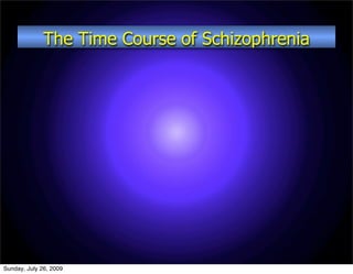 The Time Course of Schizophrenia




Sunday, July 26, 2009
 
