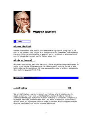 Warren buffett