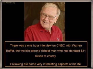 Warren buffett's life lessons