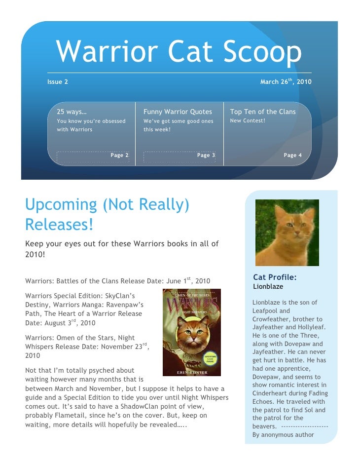 Warriorcatscoop2 Warriorcatscoop2