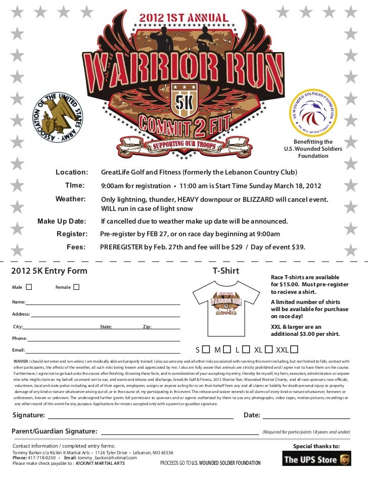Warrior Run Registration