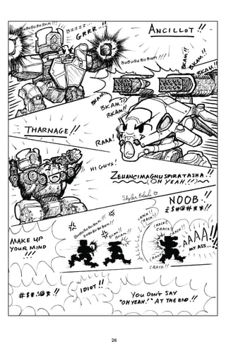 War robots comic book