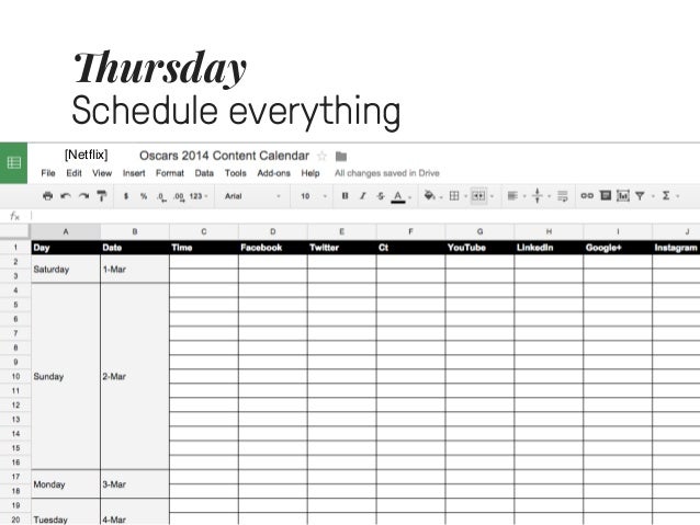 Thursday Schedule Everything Netflix