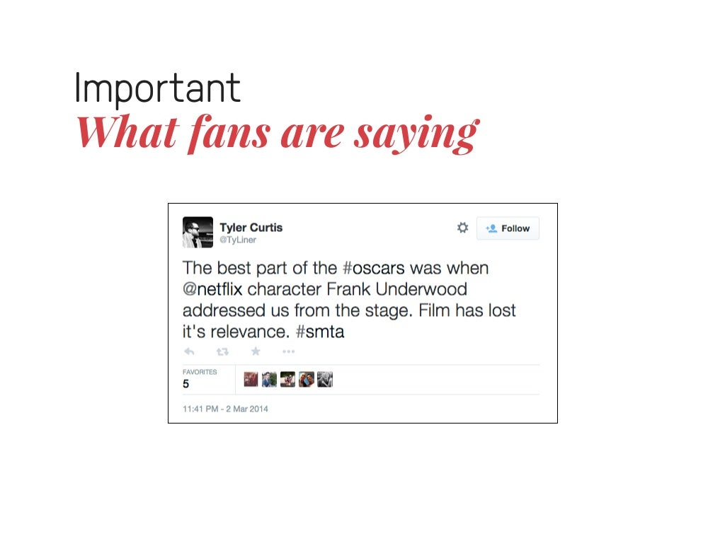 Important What fans are saying
