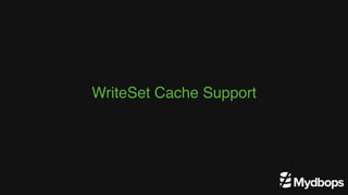 WriteSet Cache Support
 