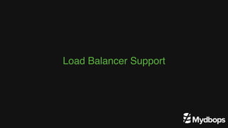Load Balancer Support
 