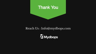 Reach Us : Info@mydbops.com
Thank You
 