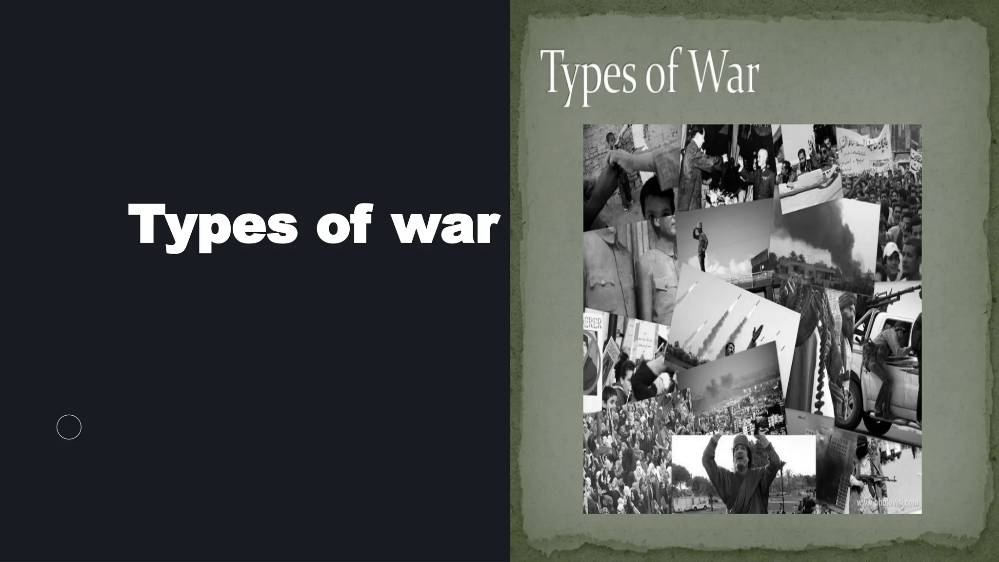 Types of war
 
