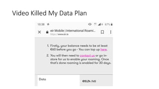 Video Killed My Data Plan
 