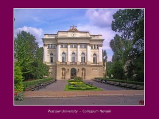 Warsaw University  -  Collegium Novum