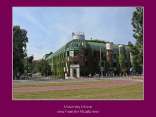 University Library view from the Vistula river