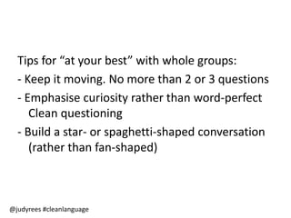 Discovering Unknown Knowns With Clean Language: Agile By Example 2017 ...