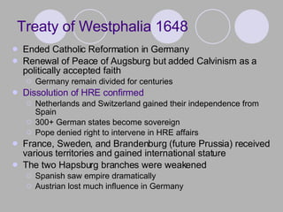Wars Of Religion Thirty Years War | PPT