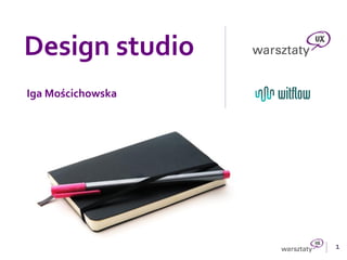 1
Design studio
Iga Mościchowska
 