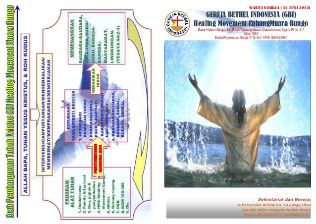 Warta gereja 23 juni 2013