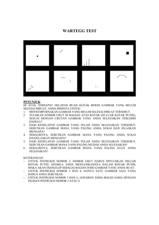Wartegg test | PDF