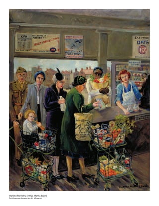 Wartime Marketing (1942), Martha Baché
Smithsonian American Art Museum
 