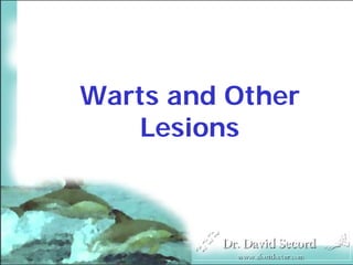 Warts and Other
    Lesions
 
