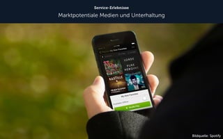 Service-Erlebnisse 
Marktpotentiale Medien und Unterhaltung 
Bildquelle: Spotify  