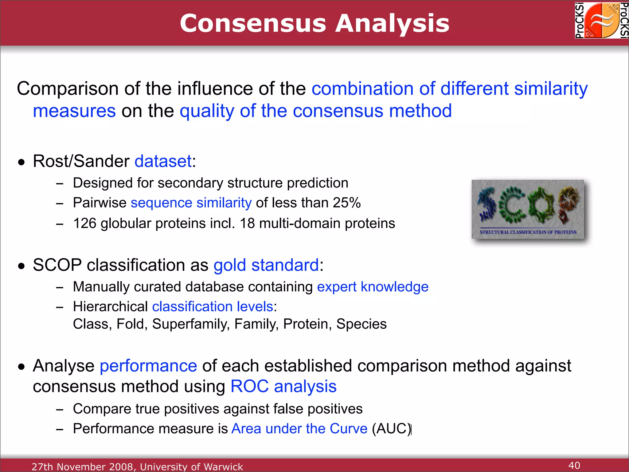 Protein Structure Alignment and Comparison