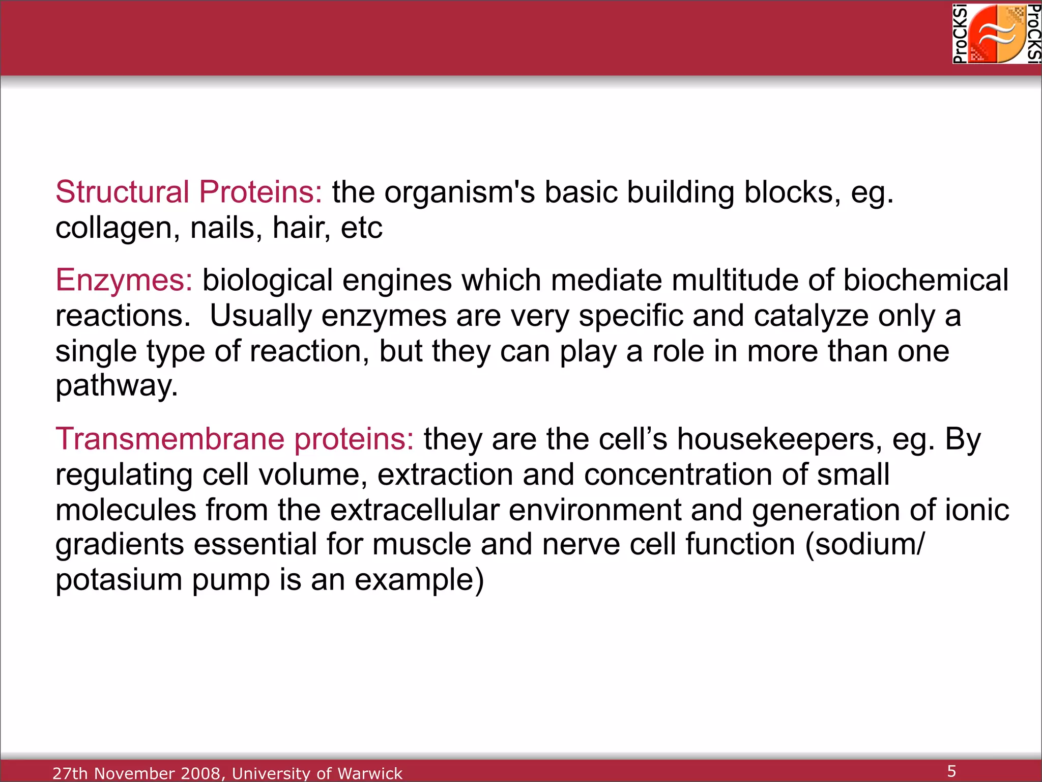 Protein Structure Alignment and Comparison