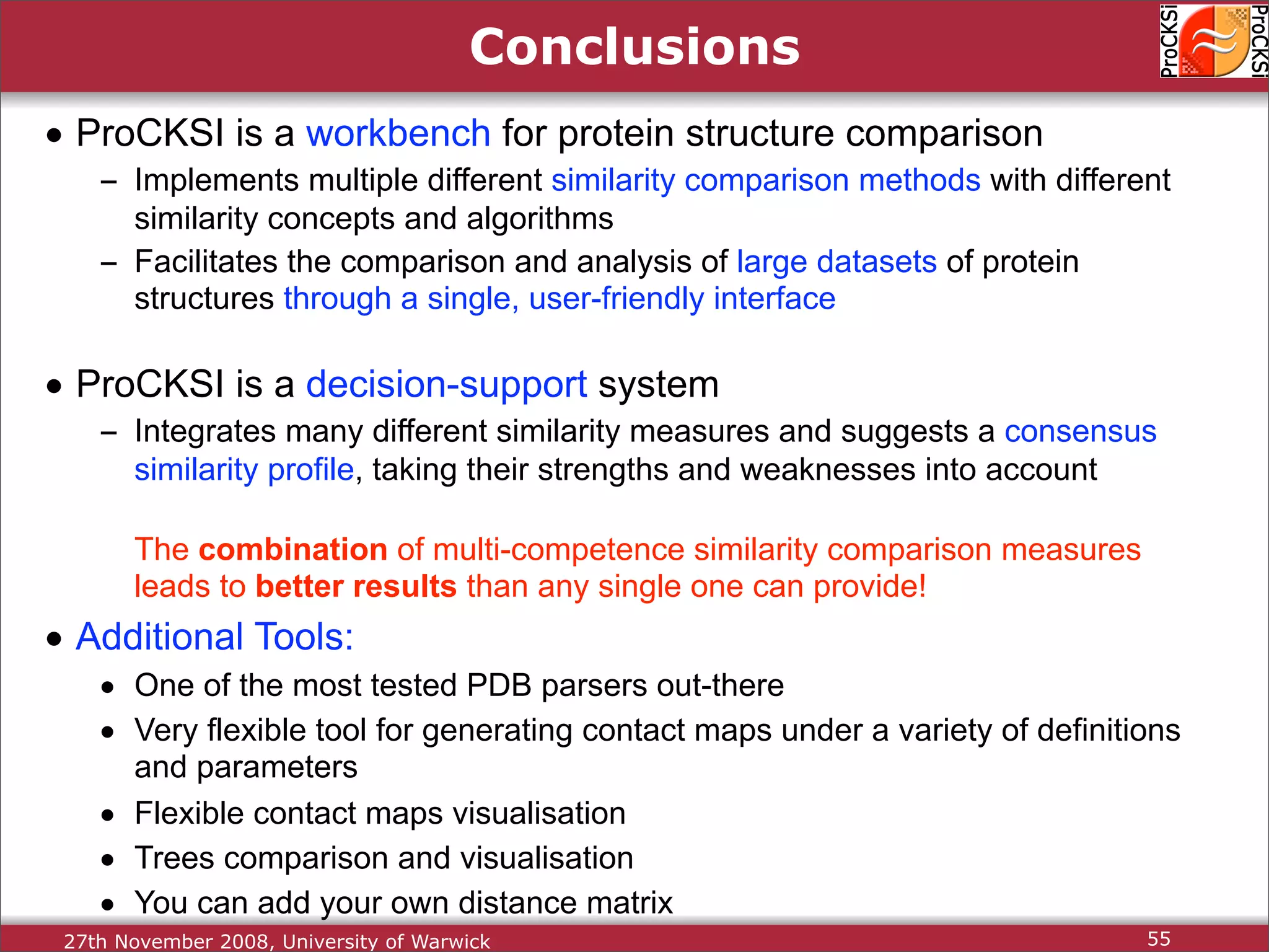 Protein Structure Alignment and Comparison