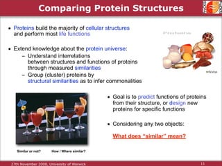 Protein Structure Alignment and Comparison