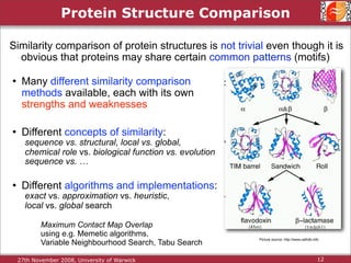 Protein Structure Alignment and Comparison