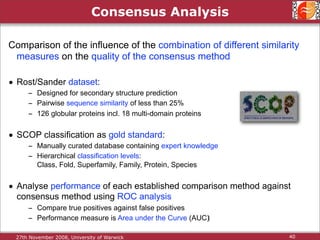 Protein Structure Alignment and Comparison