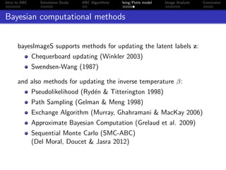 Approximate Bayesian computation for the Ising/Potts model | PDF
