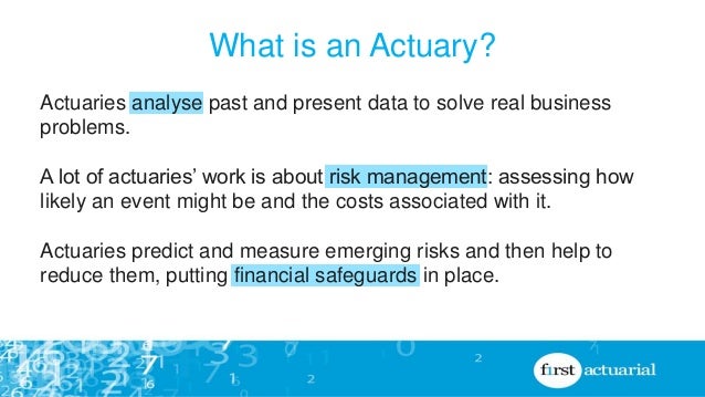 what is actuary