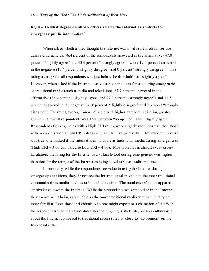 Wary Of The Web The Underutilization Of Web Sites For Public Outreac