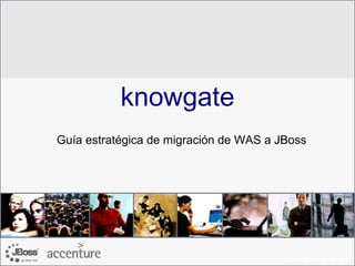 knowgate
Guía estratégica de migración de WAS a JBoss
 