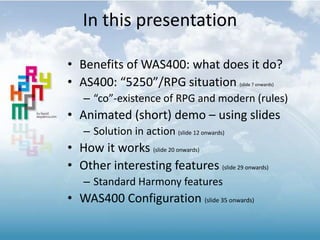 AS400 webservices - the adapter create cloud apps in a couple of days ...