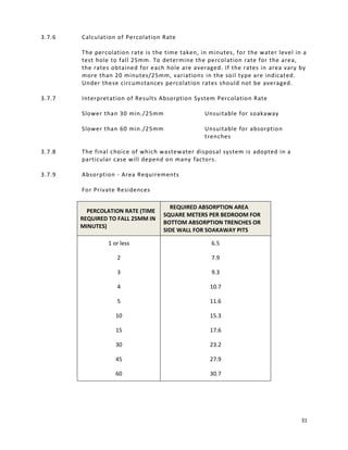 Percolation Number Wasa guidelines for design of water and wastewater systems | PDF